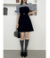 レイヤードシャツミニワンピース