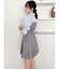 レイヤードシャツミニワンピース