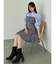 レイヤードシャツミニワンピース