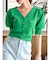 半袖マリンカーデトップス