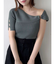 ワンショルリングリブニット