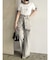 リボンスリーブロゴTシャツ