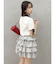 リボンスリーブロゴTシャツ