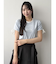 リボンスリーブロゴTシャツ