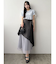 リボンスリーブロゴTシャツ