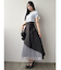リボンスリーブロゴTシャツ