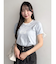 リボンスリーブロゴTシャツ
