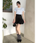 リボンスリーブロゴTシャツ
