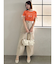 リボンスリーブロゴTシャツ