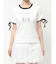 リボンスリーブロゴTシャツ