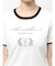 リボンスリーブロゴTシャツ