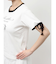 リボンスリーブロゴTシャツ