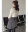 サイドプリーツミニスカート