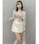 サイドプリーツミニスカート