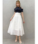 ツイストシアーチェックコルセットワンピース