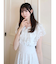 【WEB限定】バックリボンレースノースリワンピース