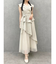【新色ブラウン登場/再々生産】アシメプリーツトレンチワンピース
