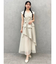 【新色ブラウン登場/再々生産】アシメプリーツトレンチワンピース