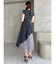 【新色ブラウン登場/再々生産】アシメプリーツトレンチワンピース