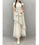 【新色ブラウン登場/再々生産】アシメプリーツトレンチワンピース