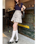 ナナメリボンミニスカート