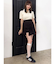 ナナメリボンミニスカート