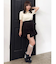 ナナメリボンミニスカート