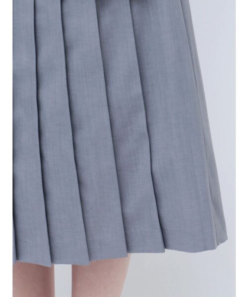 POLO BCSコラボ/再生産】レイヤードプリーツミディスカート