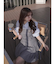 レイヤードシャツミニワンピース