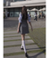 レイヤードシャツミニワンピース