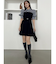 レイヤードシャツミニワンピース