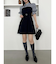 レイヤードシャツミニワンピース