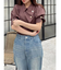 リボンネームデニムパンツ