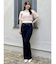 2WAYバックリボンヘアリーニット