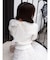 2WAYバックリボンヘアリーニット