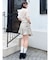 2WAYバックリボンヘアリーニット