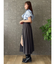 パンツレイヤードプリーツスカート