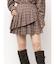 【セットアップ対応】ベルトダブルプリーツスカート