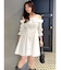レイヤードイレヘムシャツワンピース