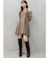 レイヤードイレヘムシャツワンピース