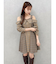 レイヤードイレヘムシャツワンピース