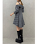 レイヤードイレヘムシャツワンピース