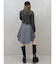 レイヤードイレヘムシャツワンピース