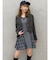 レイヤードイレヘムシャツワンピース