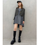レイヤードイレヘムシャツワンピース