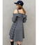 レイヤードイレヘムシャツワンピース