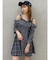 レイヤードイレヘムシャツワンピース