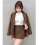 【セットアップ対応】レイヤードスカートパンツ