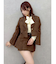 【セットアップ対応】レイヤードスカートパンツ