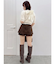 【セットアップ対応】レイヤードスカートパンツ